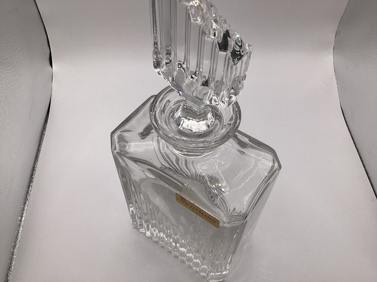 Nachtmann Whiskey Decanter, Solid Lead Crystal, Vintage