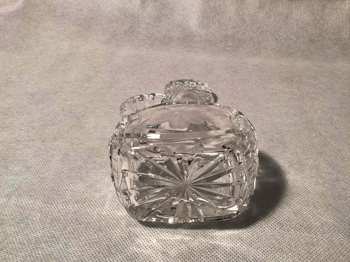 Small lead crystal liqueur carafe, 19 cm