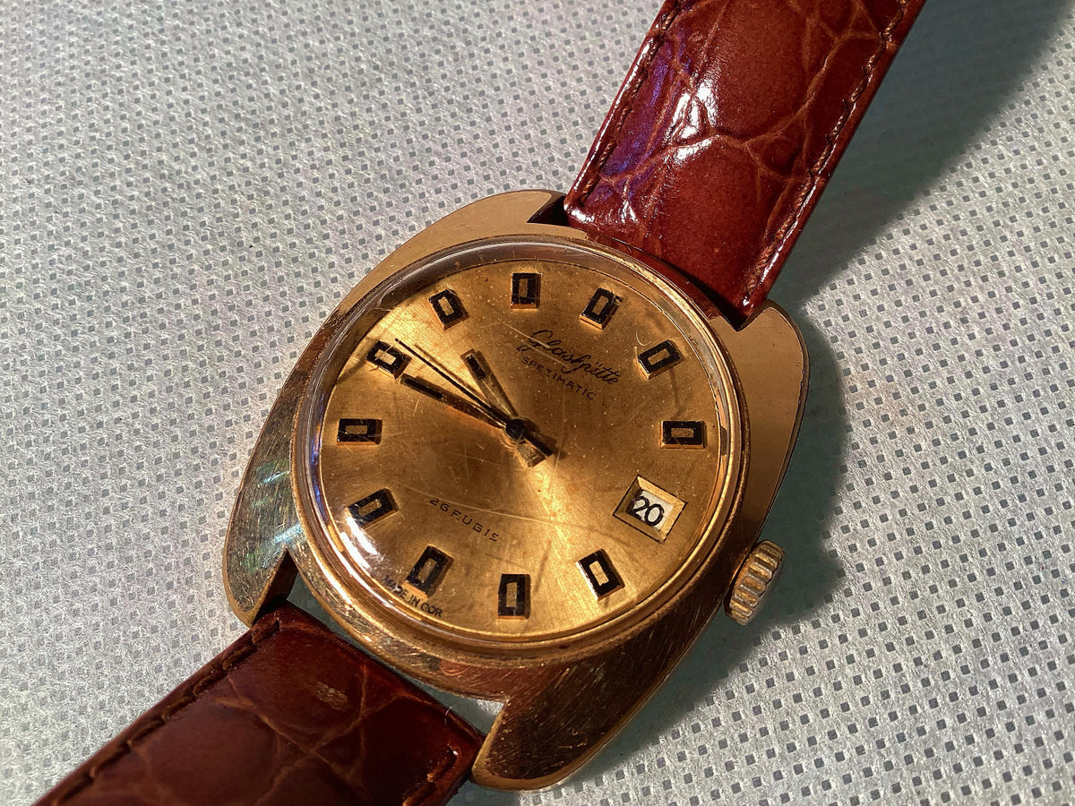 Glashütte Specimatic 26 Rubis, DDR-Armbanduhr, Automatik