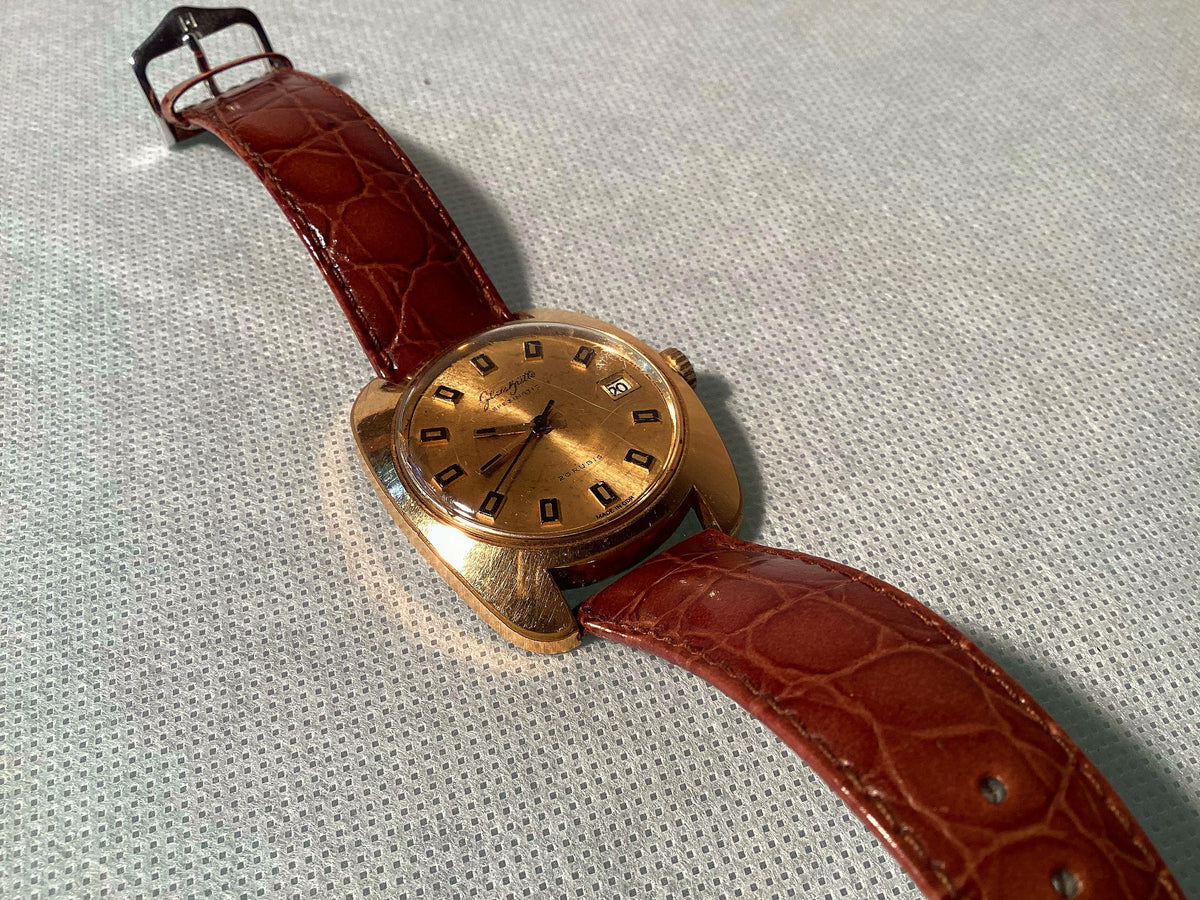Glashütte Specimatic 26 Rubis, DDR-Armbanduhr – weitere Ansicht