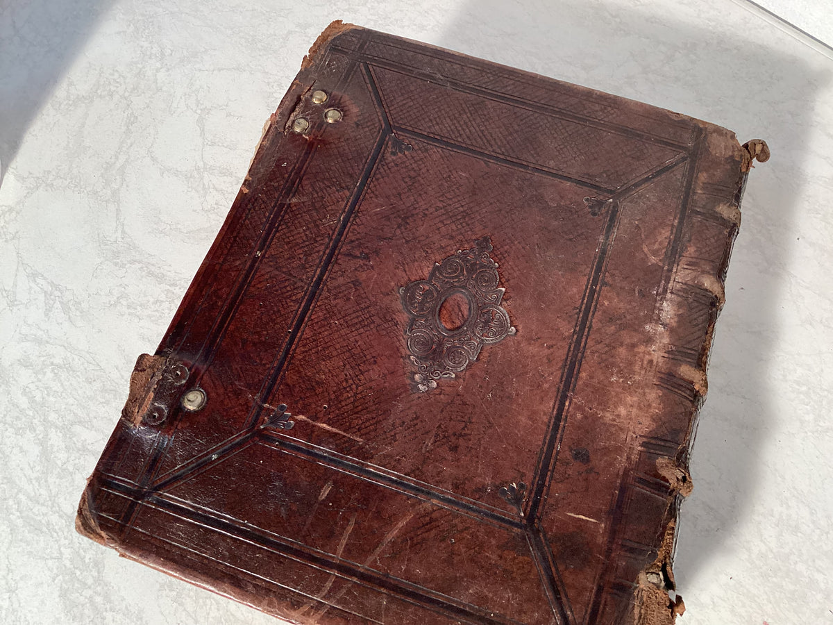 Bible de 1804 avec l’inscription « Kerkmeesters te Elburg »