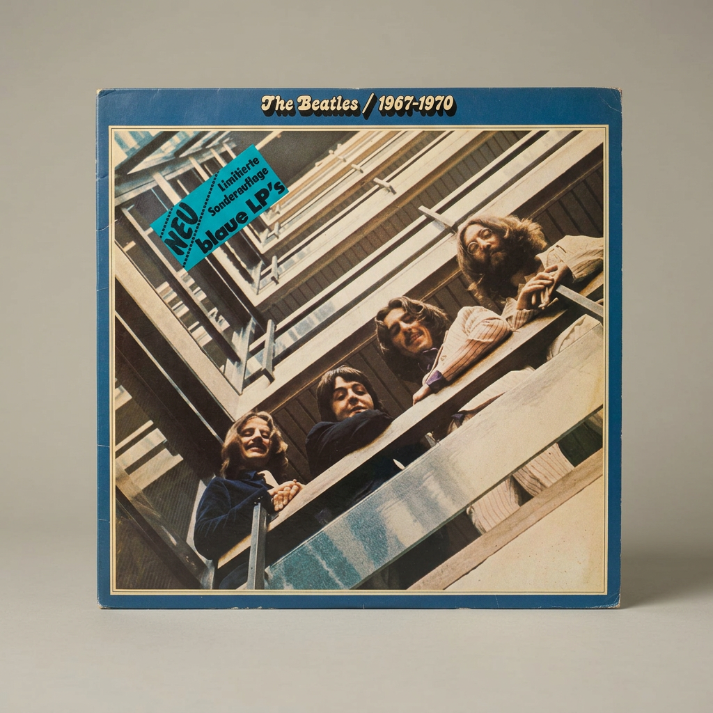 The Beatles – 1967–1970, 2 LP en vinyle bleu, édition limitée de 1978