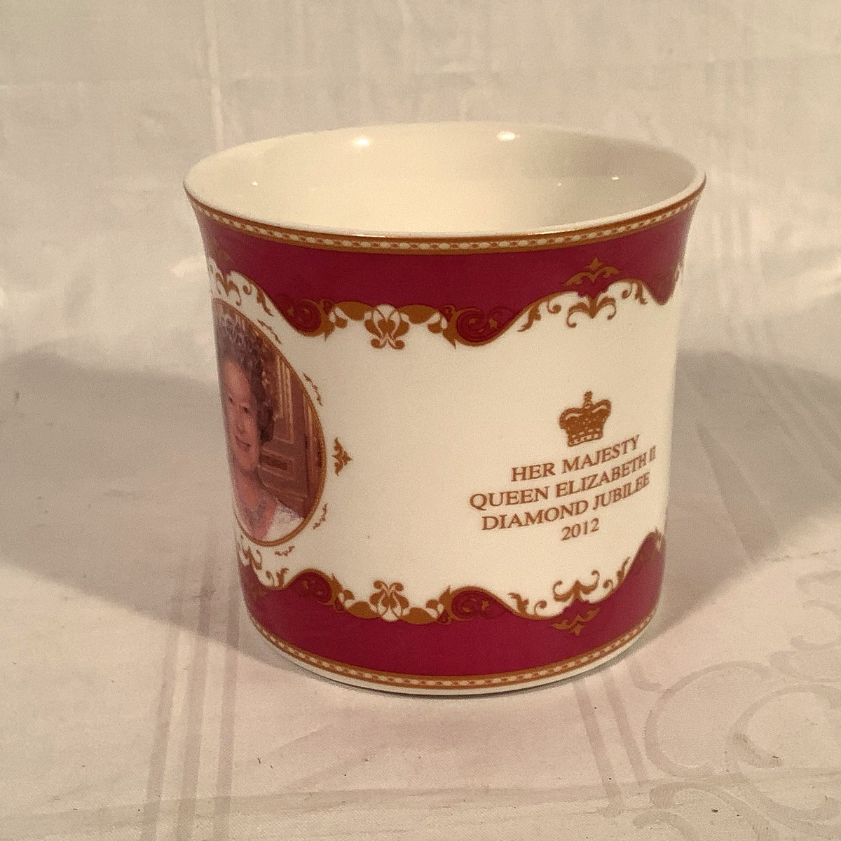 Tasse de collection Reine Elizabeth, porcelaine Fine Bone