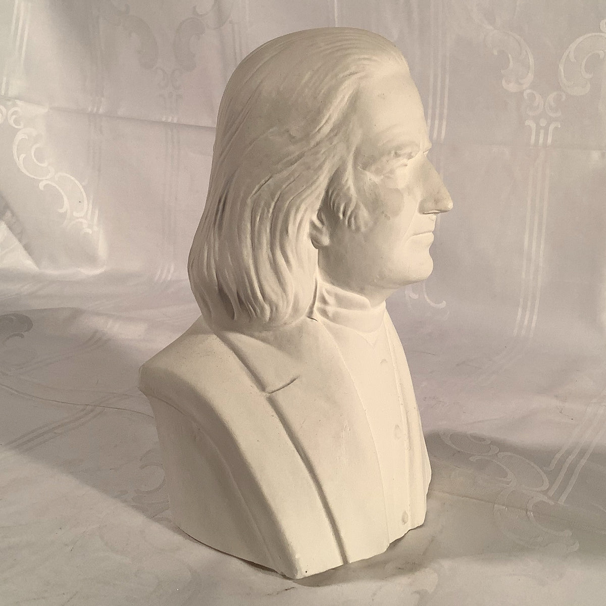 Busto di Franz Liszt in gesso, 18 cm