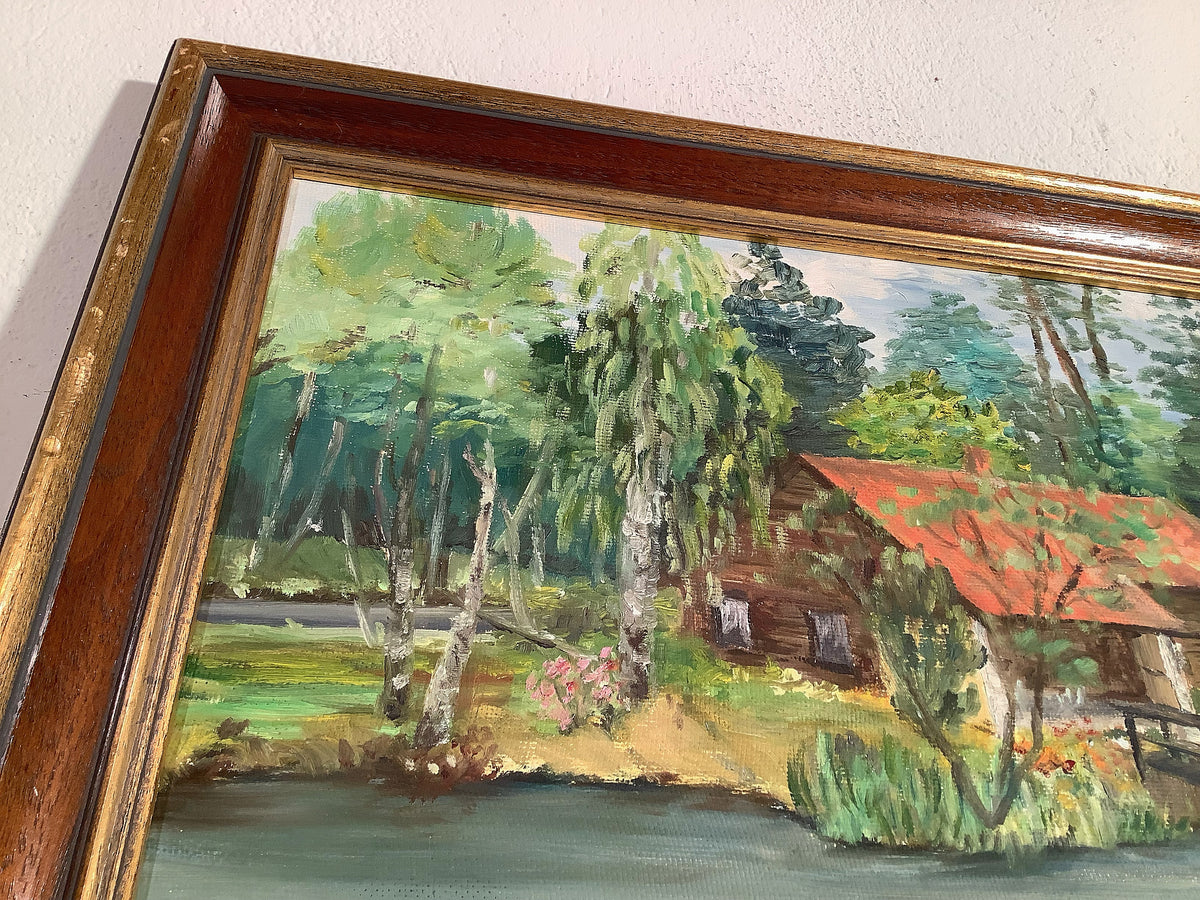 Felix Faller, quadro incorniciato, datato 1887, 70 x 50 cm