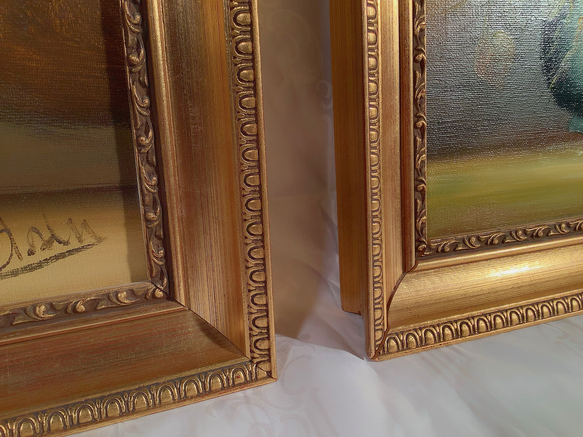 Still life painting, framed, 35 x 50 cm