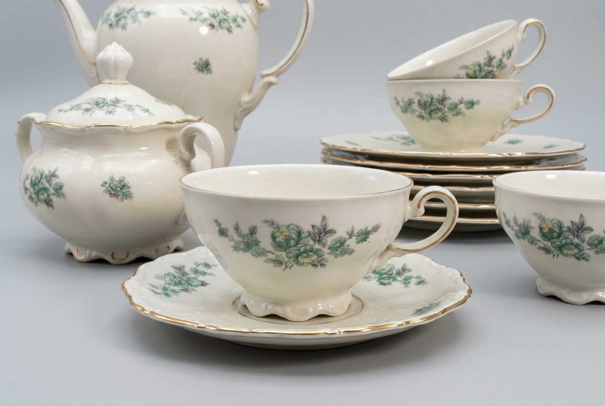 Seltmann Weiden Coffee Set "E. Bavaria Teresla", Vintage