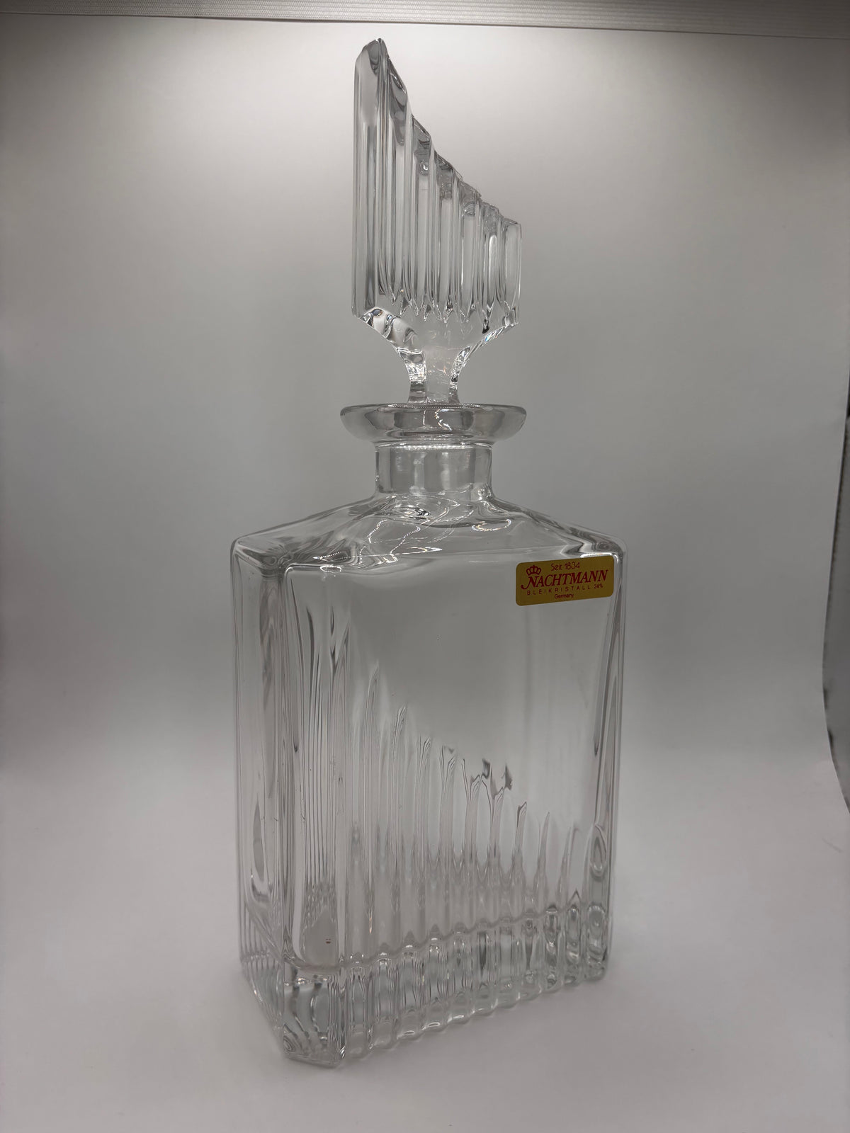 Nachtmann Whiskey-Karaffe, massives Bleikristall, Vintage