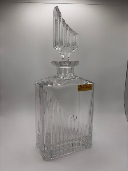 Nachtmann Whiskey-Karaffe, massives Bleikristall, Vintage