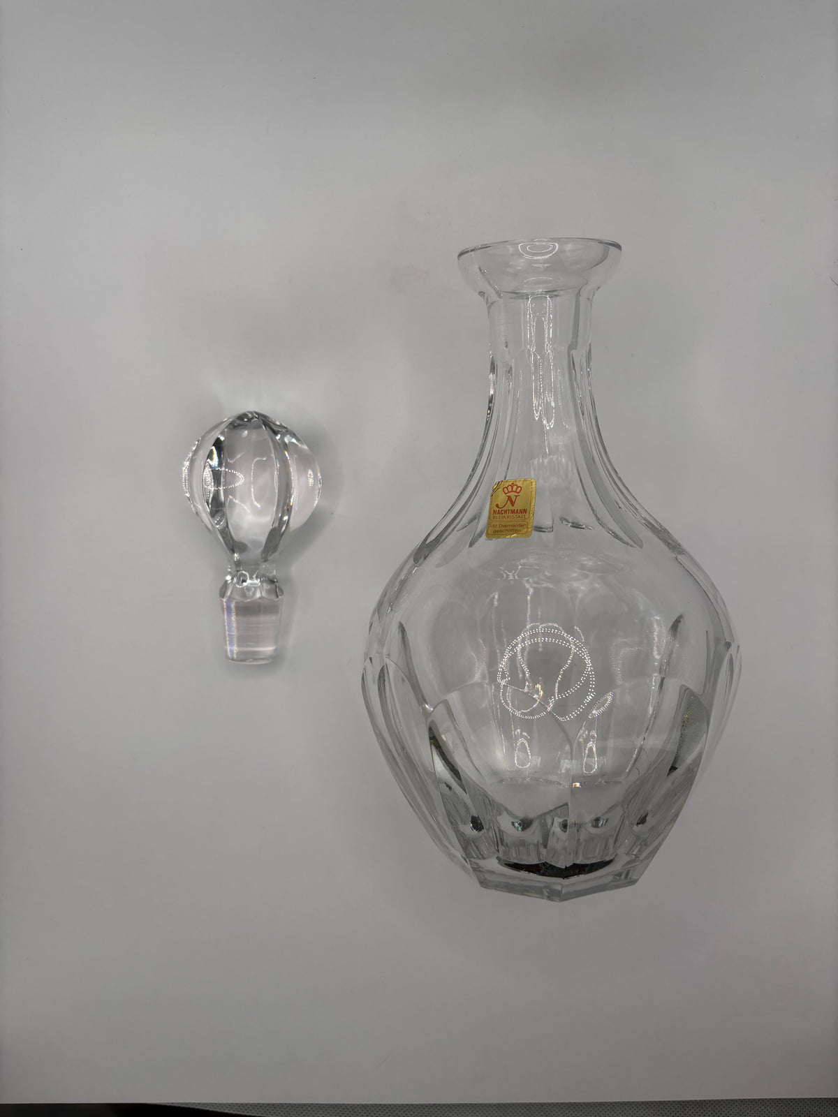 Nachtmann Karaffe aus Bleikristall mit Schliff, Vintage