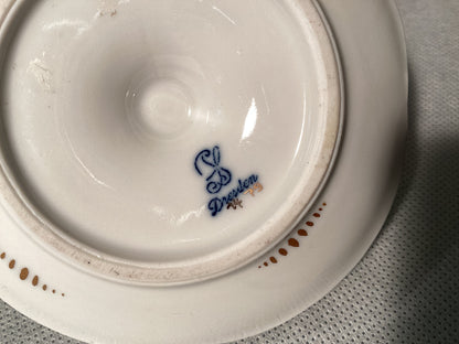Dresden Porzellan Sammeltasse bemalt Teetasse, Mini hübsche Tasse 14 79 – Detailansicht 6