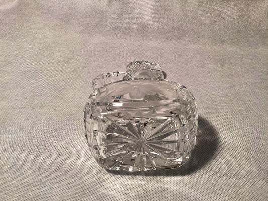 Kleine Likörkaraffe aus Bleikristall, Vintage Glas Kristallkaraffe – weitere Ansicht
