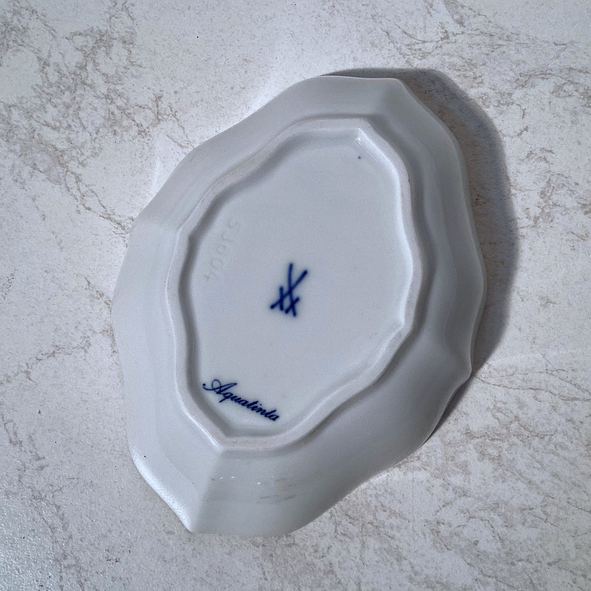 Kleines Meissen-Schälchen, Sammelteller/Sammelporzellan – Detailansicht 2