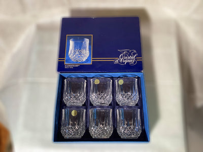 Cristal d‘Arques Longchamp 6 hochwertige Kristallgläser