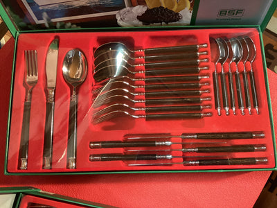 24 Teile BSF Besteckkasten