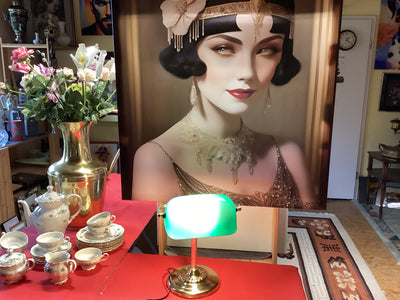 Sekretär oder Nachttischlampe H35xB 25