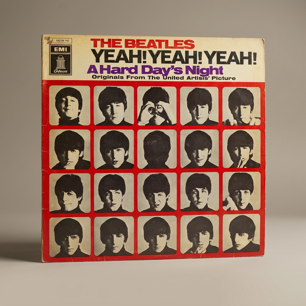 The Beatles – Yeah! Yeah! Yeah! (A Hard Day’s Night), LP Odeon stéréo