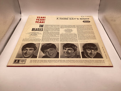 Beatles Schallplattenhülle Rückseite schräg fotografiert