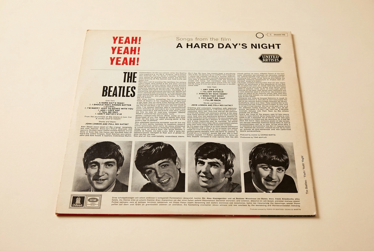 The Beatles – Yeah! Yeah! Yeah! (A Hard Day’s Night), LP Odeon stéréo