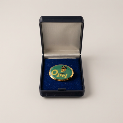Brosche im offenen Etui