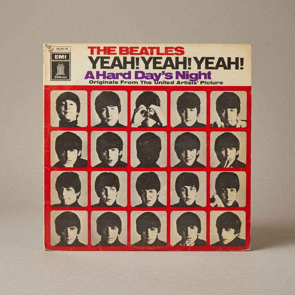 The Beatles – Yeah! Yeah! Yeah! (A Hard Day’s Night), LP Odeon stéréo