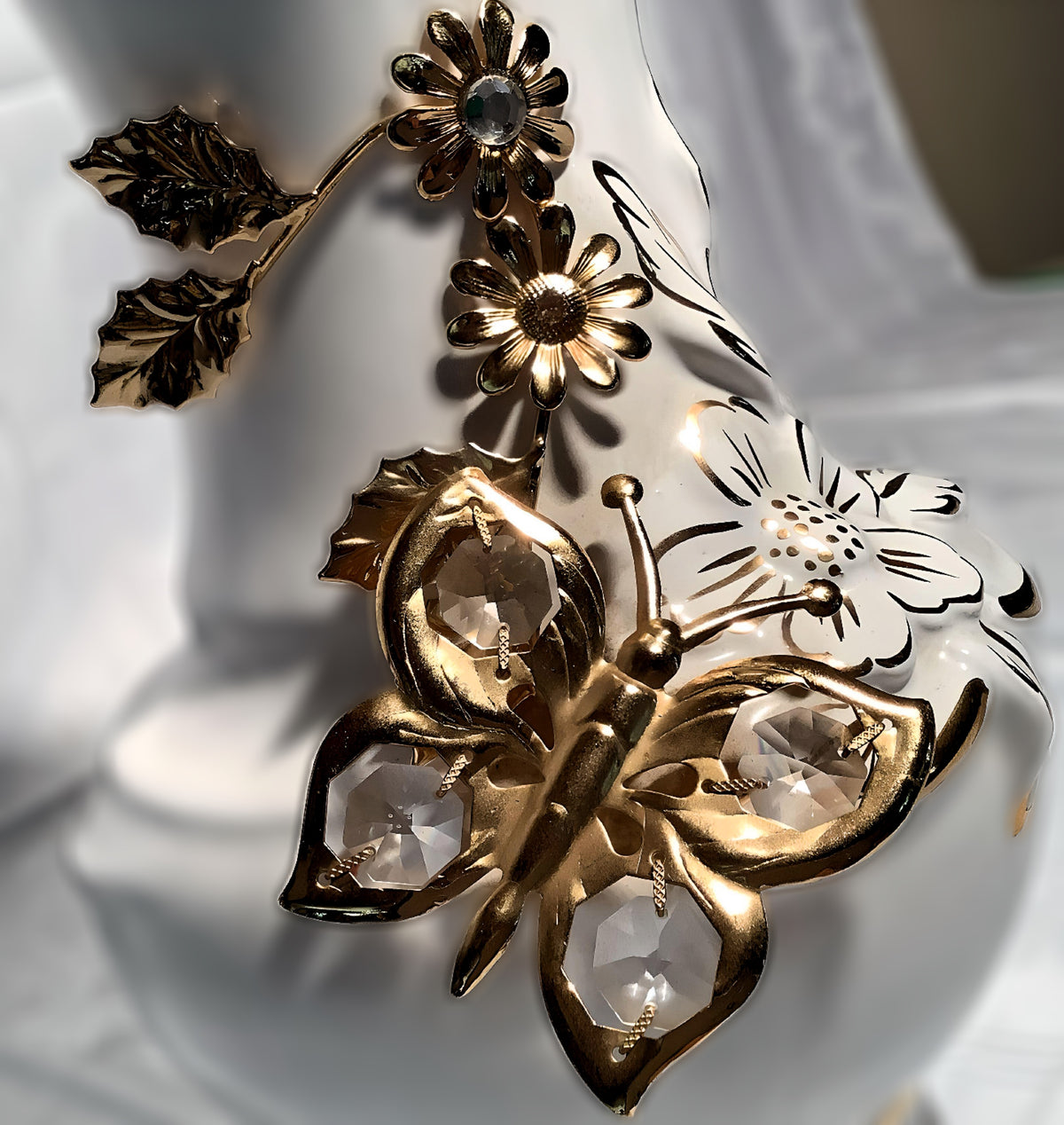 Italienische Keramikvase, Vintage – weitere Ansicht