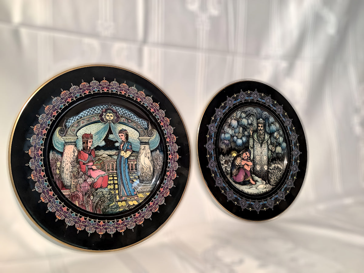 Sammelteller mit religiösen Motiven, Porzellan, Ø 27 cm – Detailansicht