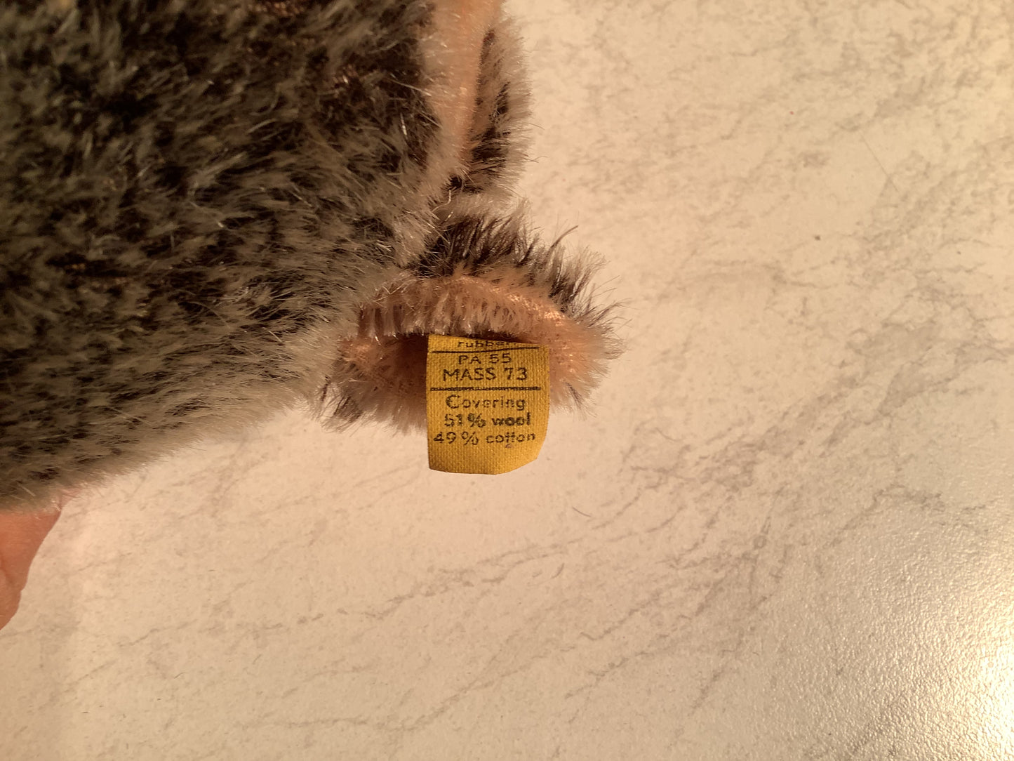 Steiff Schwein, Kuscheltier, wie neu – Detailansicht
