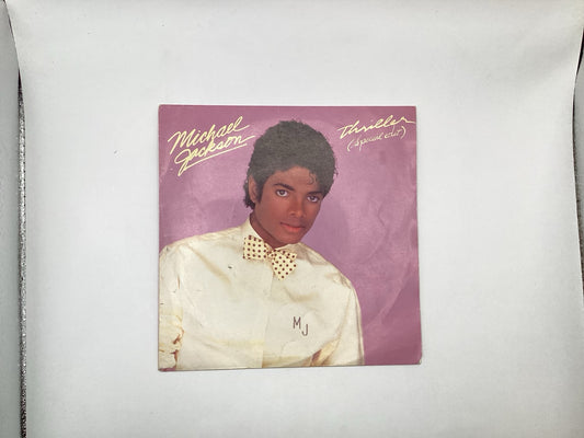 Michael Jackson Thriller Special Edit 1983, Vorderseite der 7-Zoll-Single-Hülle