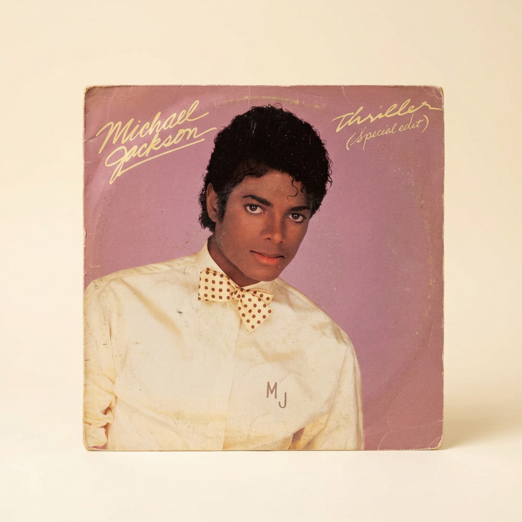 Michael Jackson – Thriller (Special Edit), single vinyle 7″, 1983, Epic