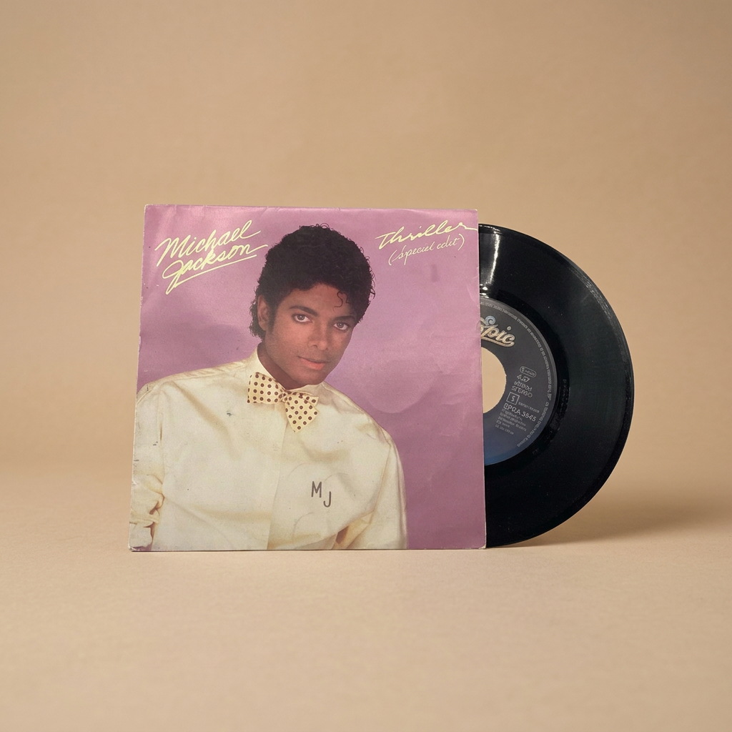 Michael Jackson – Thriller (Special Edit), single vinyle 7″, 1983, Epic
