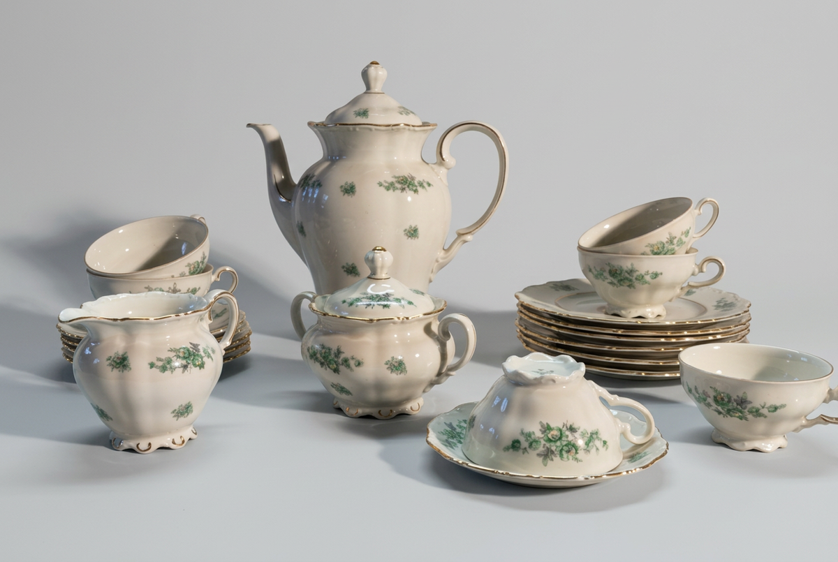 Seltmann Weiden Coffee Set "E. Bavaria Teresla", Vintage